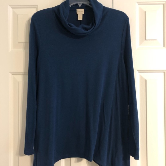 Chico's Tops - Chico’s long sleeved tunic top (Size 1)